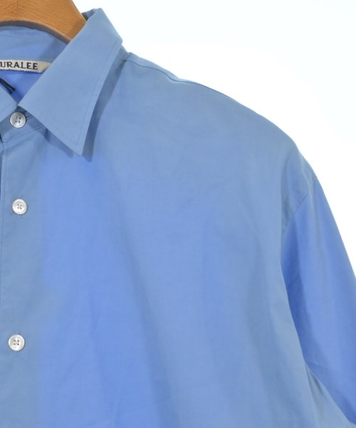 AURALEE（オーラリー）カジュアルシャツ 青 サイズ:1(M位) メンズ/2200640486068