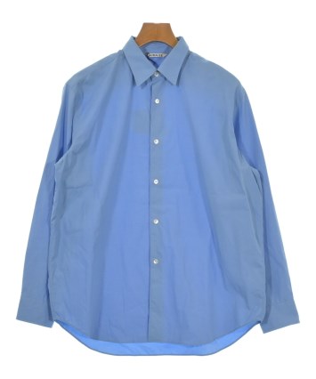 zx800AURALEE オーラリー　水色　シャツ　サイズ4 AURALEE（オーラリー）カジュアルシャツ 青 サイズ:1(M位) メンズ