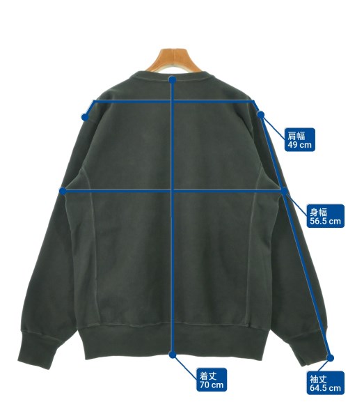 AURALEE（オーラリー）スウェット 黒 サイズ:4(M位) メンズ/2200640800055