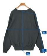 AURALEE（オーラリー）スウェット 黒 サイズ:3(S位) メンズ/2200629431041