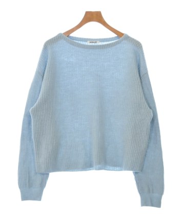 AURALEE（オーラリー）ニット・セーター 青 サイズ:4(M位) メンズ