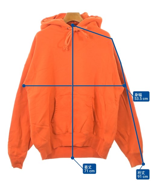 AURALEE（オーラリー）パーカー オレンジ サイズ:4(M位) メンズ/2200631267126