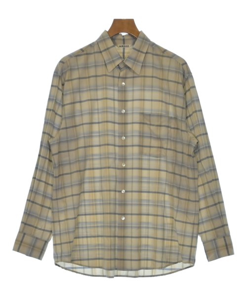AURALEE(オーラリー)カジュアルシャツ ベージュ サイズ:4(M位)/2200642572028