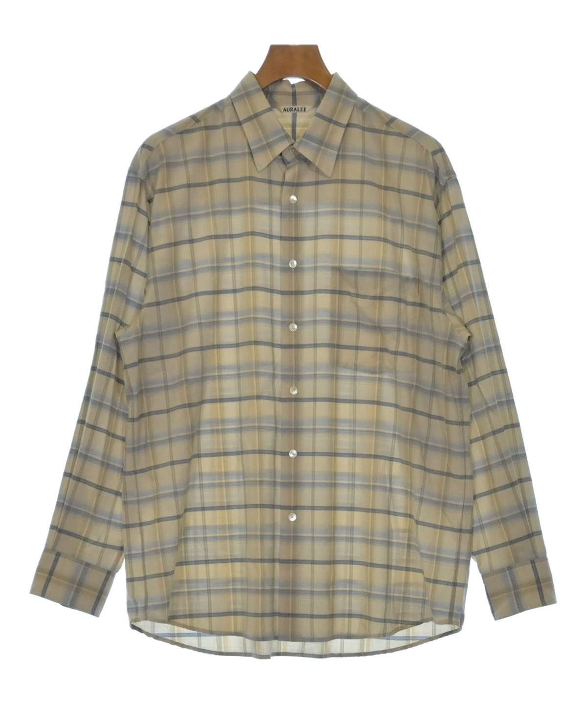 AURALEE ベージュ 長袖シャツ サイズ4 AURALEE ベージュ 長袖シャツ サイズ4｜AURLEE(オーラリー) 22ss