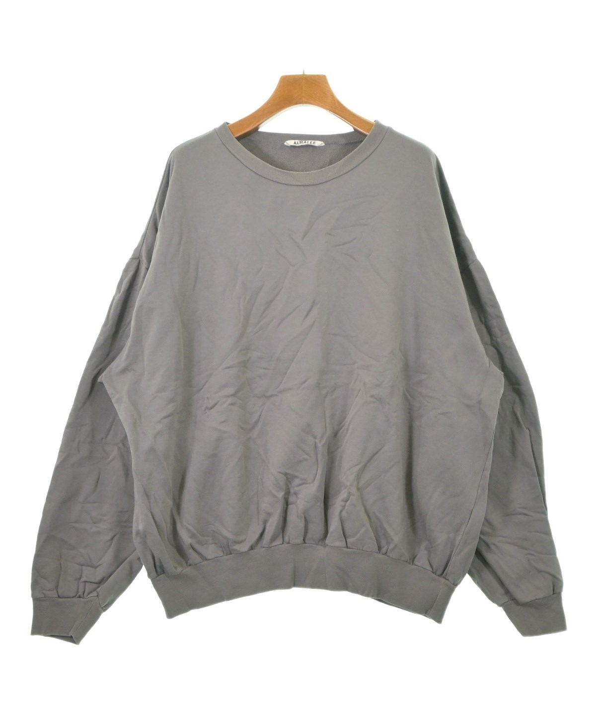 AURALEE（オーラリー）スウェット グレー サイズ:5(L位) メンズ
