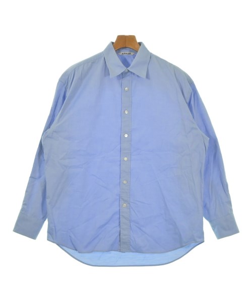 AURALEE(オーラリー)カジュアルシャツ 青 サイズ:3(S位)/2200642929013