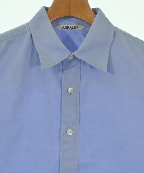 AURALEE（オーラリー）カジュアルシャツ 青 サイズ:3(S位) メンズ/2200642929013