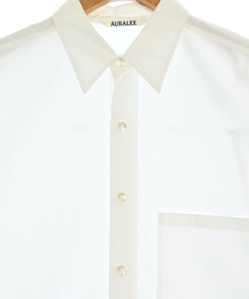 AURALEE（オーラリー）カジュアルシャツ 白 サイズ:5(L位) メンズ/2200642994011