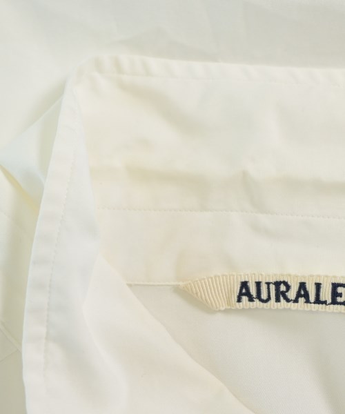 AURALEE（オーラリー）カジュアルシャツ 白 サイズ:5(L位) メンズ/2200642994011