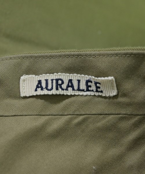 AURALEE（オーラリー）ショートパンツ カーキ サイズ:4(M位) メンズ/2200643525030