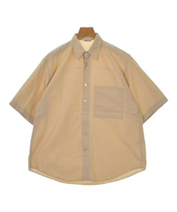 AURALEE（オーラリー）カジュアルシャツ ベージュ サイズ:3(S位