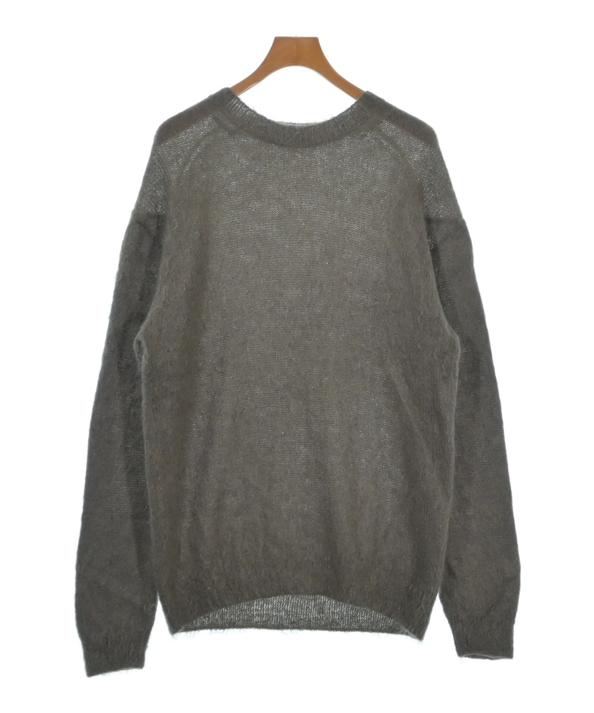 AURALEE 100%コットン ニットセーター サイズ4 AURALEE（オーラリー）ニット・セーター グレー サイズ:4(M位) メンズ