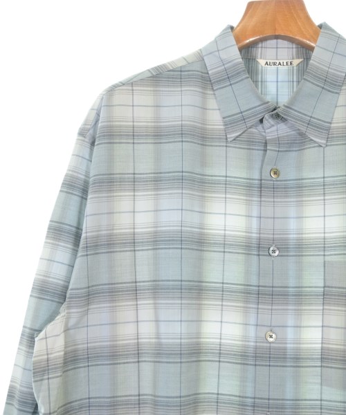 AURALEE（オーラリー）カジュアルシャツ グレー サイズ:5(L位) メンズ/2200639128047