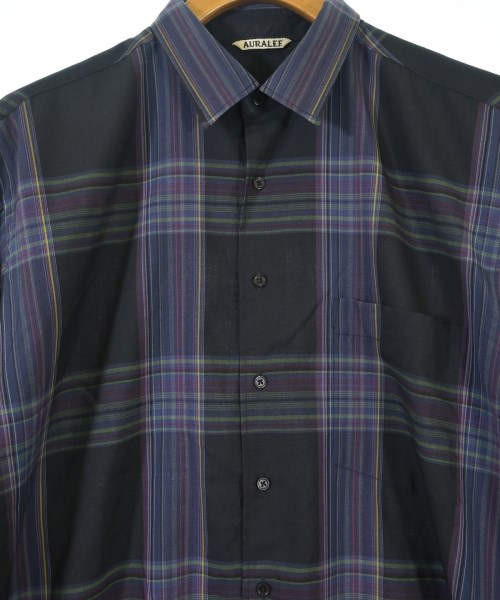 AURALEE（オーラリー）カジュアルシャツ 黒 サイズ:4(M位) メンズ/2200644217019