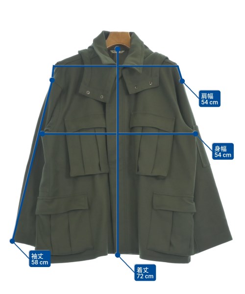 AURALEE（オーラリー）ミリタリーブルゾン 緑 サイズ:4(M位) メンズ/2200644859011