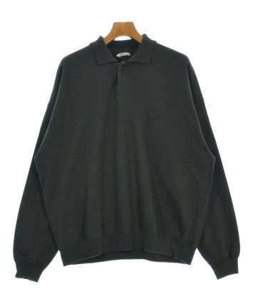 最終価格　AURALEE ポロシャツ AURALEE ブラック ポロシャツ