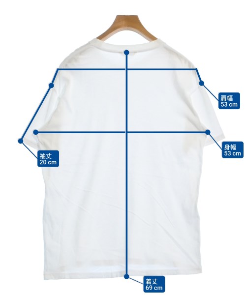AURALEE（オーラリー）Tシャツ・カットソー 白 サイズ:3(S位) メンズ/2200536542076