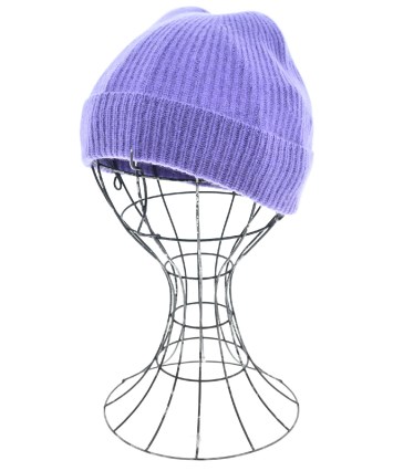 AURALEE（オーラリー）ニットキャップ・ビーニー 紫 サイズ:F メンズ