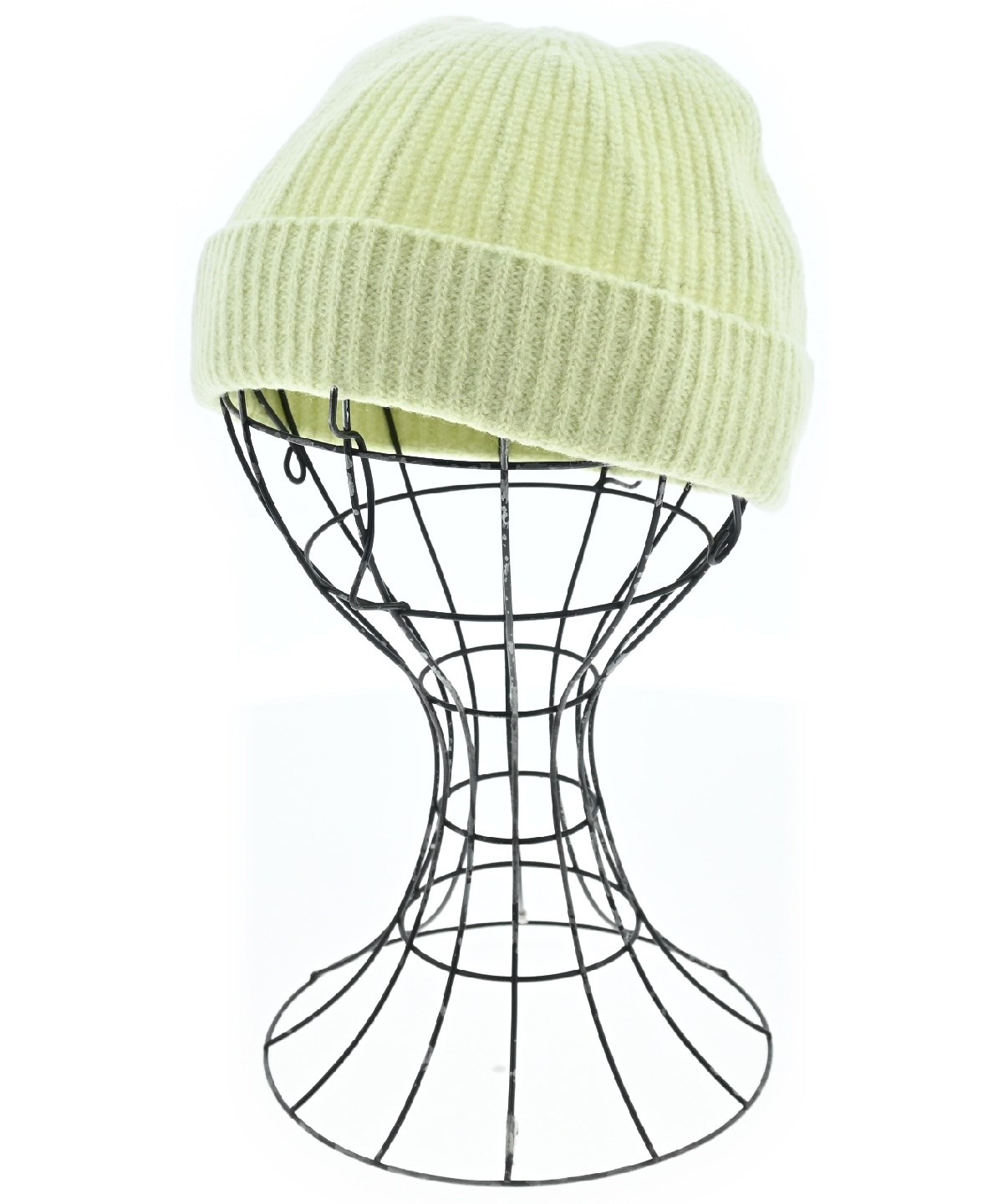 AURALEE（オーラリー）ニットキャップ・ビーニー 緑 サイズ:F メンズ