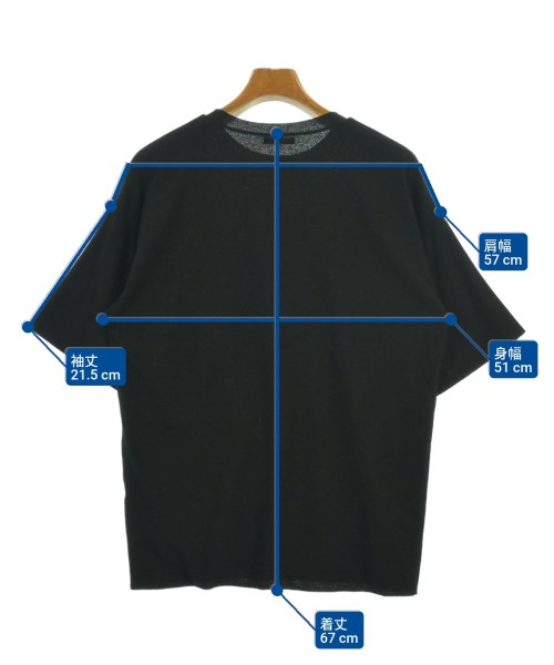 AURALEE（オーラリー）Tシャツ・カットソー 黒 サイズ:3(S位) メンズ/2200540218141