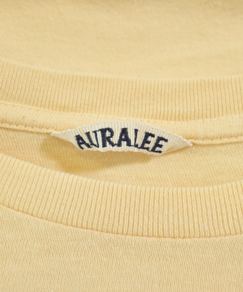 AURALEE（オーラリー）Tシャツ・カットソー 黄 サイズ:4(M位) メンズ/2200538850070