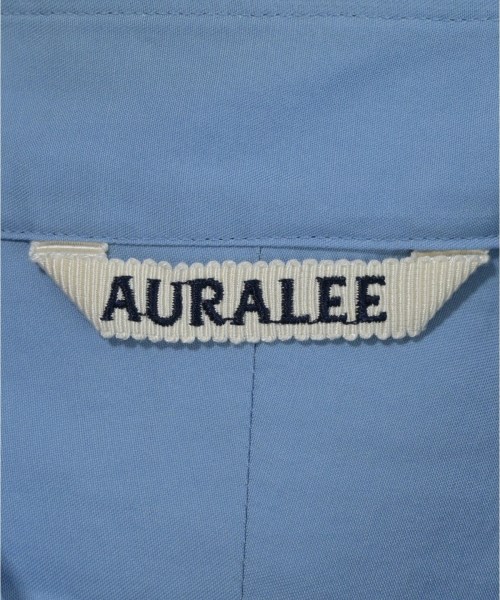 AURALEE（オーラリー）カジュアルシャツ 青 サイズ:3(S位) メンズ/2200593345016