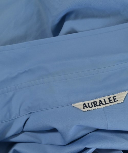 AURALEE（オーラリー）カジュアルシャツ 青 サイズ:3(S位) メンズ/2200593345016