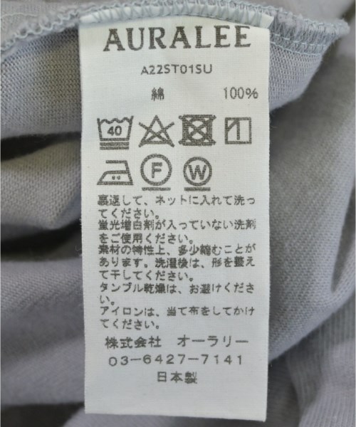 AURALEE（オーラリー）Tシャツ・カットソー グレー サイズ:4(M位) メンズ/2200598027016