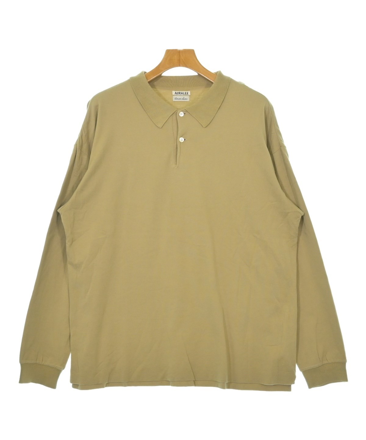 AURALEE（オーラリー）ポロシャツ ベージュ サイズ:4(M位) メンズ