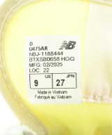 AURALEE（オーラリー）スニーカー 黄 サイズ:27cm メンズ/2200622209050