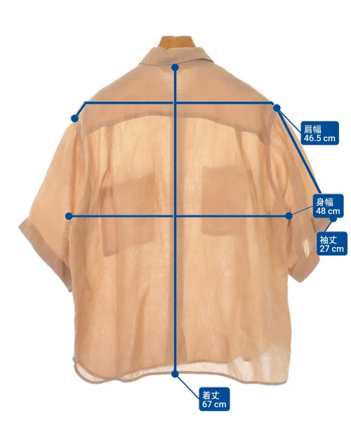 AURALEE（オーラリー）カジュアルシャツ ベージュ サイズ:1(M位) メンズ/2200622302331