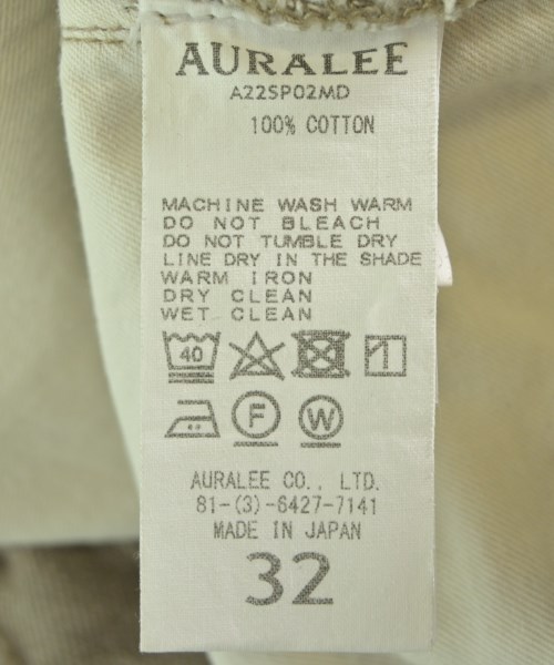 AURALEE（オーラリー）デニムパンツ 茶 サイズ:32(L位) メンズ/2200622583037