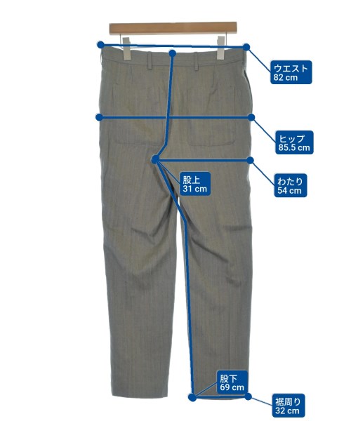 AURALEE（オーラリー）スラックス グレー サイズ:4(M位) メンズ/2200622624068