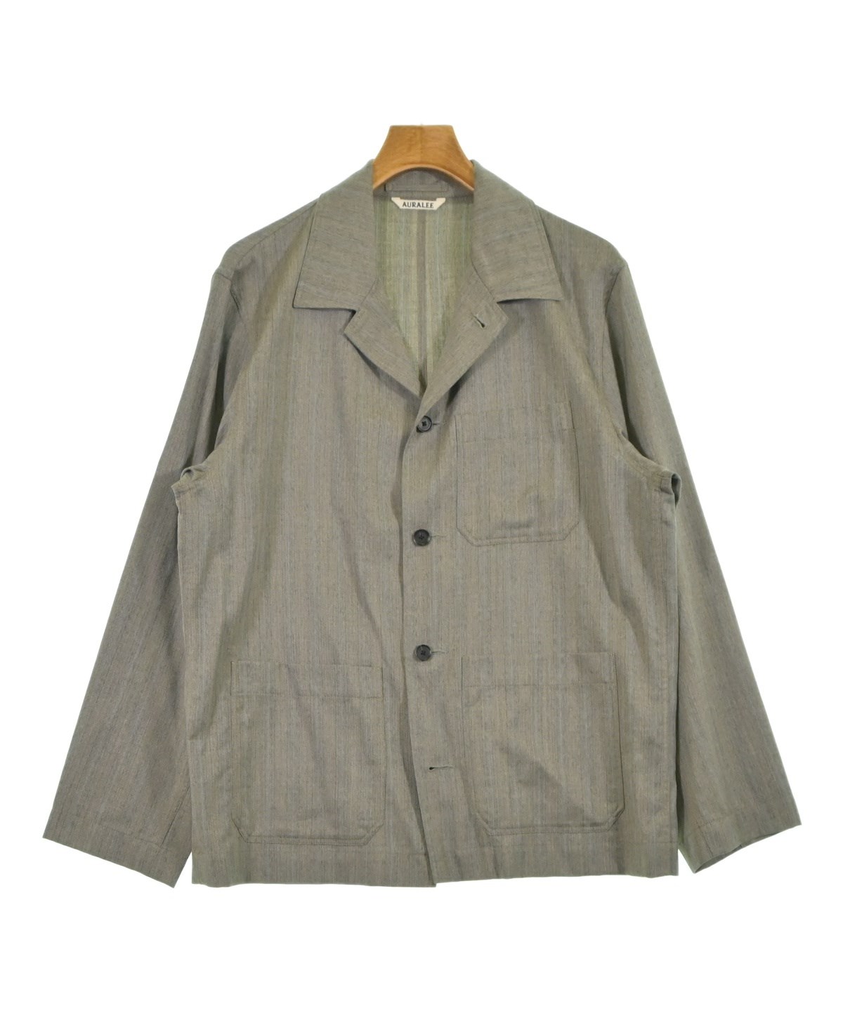 AURALEE（オーラリー）ジャケット グレー サイズ:4(M位) メンズ