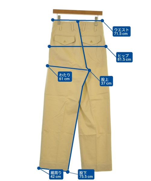 AURALEE（オーラリー）その他 ベージュ サイズ:3(S位) メンズ/2200622670072