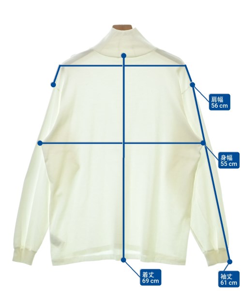 AURALEE（オーラリー）Tシャツ・カットソー 白 サイズ:4(M位) メンズ/2200598594600