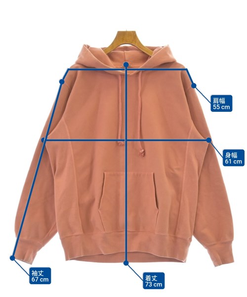 AURALEE（オーラリー）パーカー ピンク サイズ:5(L位) メンズ/2200623548059