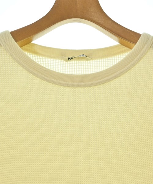 AURALEE（オーラリー）ニット・セーター 黄 サイズ:3(S位) メンズ/2200613743105