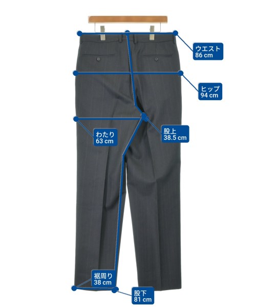 AURALEE（オーラリー）スラックス 黒 サイズ:6(XL位) メンズ/2200624094029