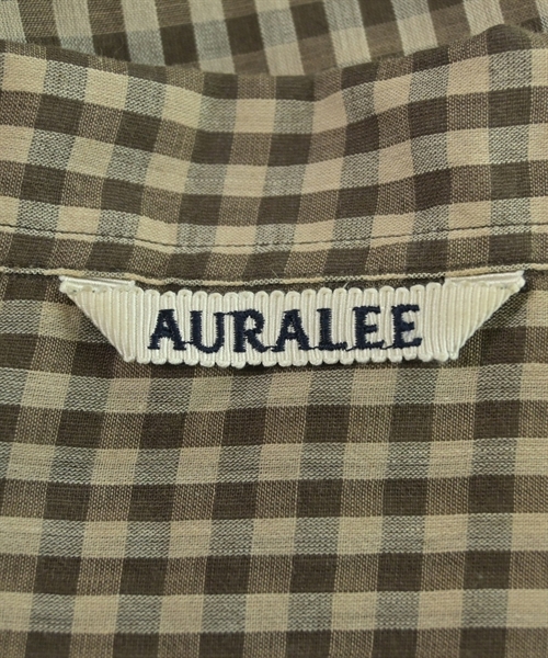 AURALEE（オーラリー）カジュアルシャツ ベージュ サイズ:4(M位) メンズ/2200624129011