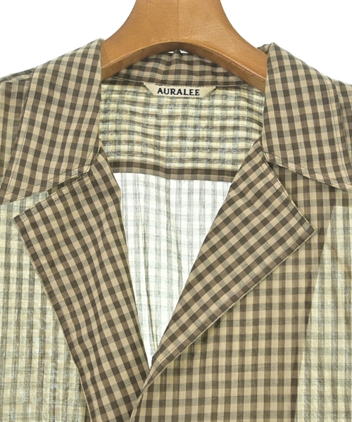 AURALEE（オーラリー）カジュアルシャツ ベージュ サイズ:4(M位) メンズ/2200624129011