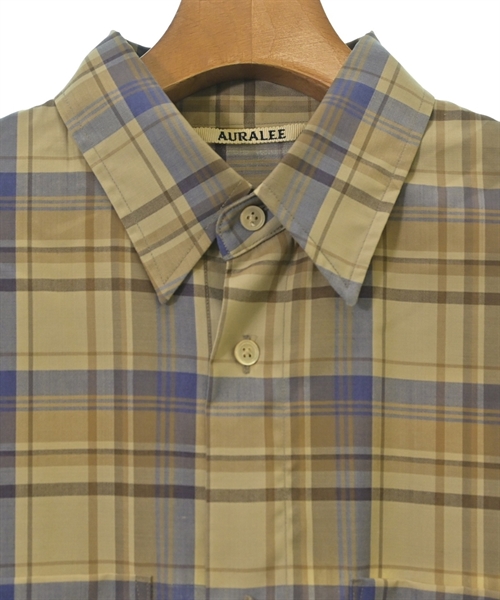 AURALEE（オーラリー）カジュアルシャツ 茶 サイズ:4(M位) メンズ/2200624129028