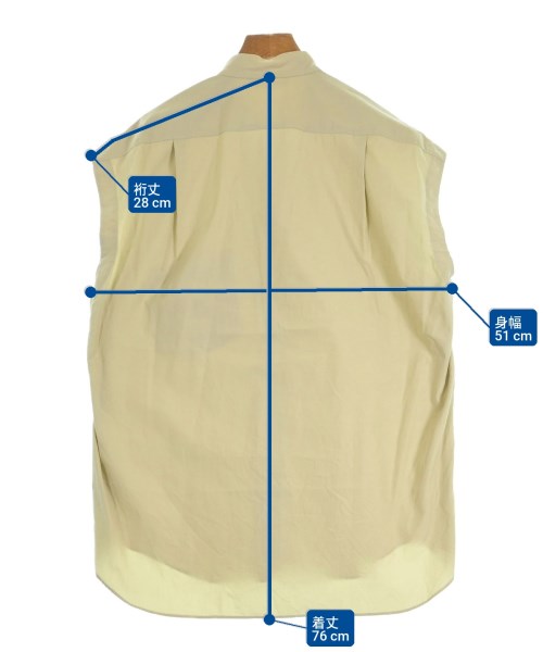 AURALEE（オーラリー）カジュアルシャツ ベージュ サイズ:0(S位) メンズ/2200624182030