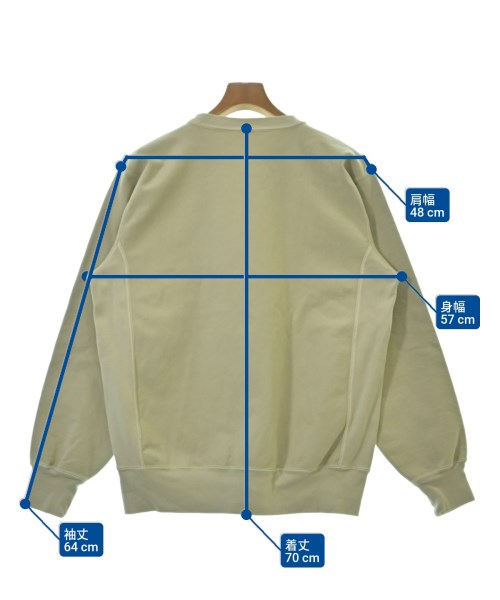 AURALEE（オーラリー）スウェット ベージュ サイズ:3(S位) メンズ/2200624462095