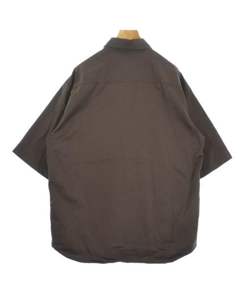 AURALEE（オーラリー）カジュアルシャツ 茶 サイズ:4(M位) メンズ/2200624981015