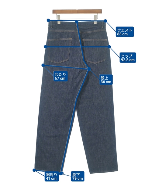 AURALEE（オーラリー）デニムパンツ 紺 サイズ:32(L位) メンズ/2200626403010