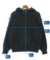 AURALEE（オーラリー）パーカー 黒 サイズ:3(S位) メンズ/2200626185114