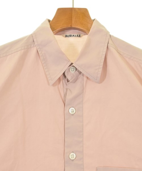 AURALEE（オーラリー）カジュアルシャツ ピンク サイズ:5(L位) メンズ/2200627344022