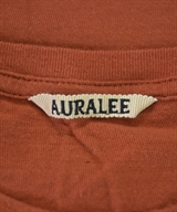 AURALEE（オーラリー）Tシャツ・カットソー オレンジ サイズ:4(M位) メンズ/2200626132033