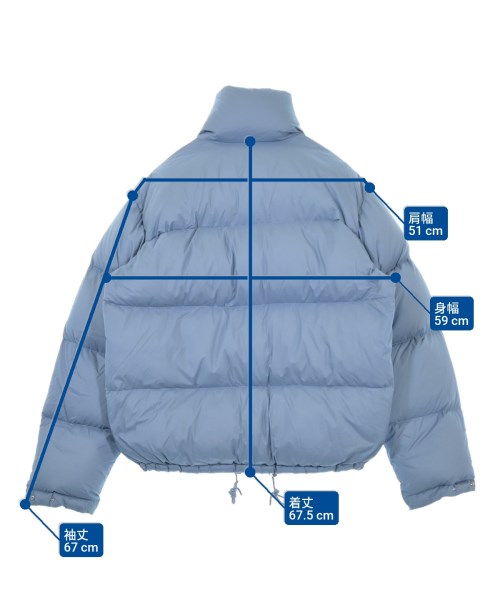 AURALEE（オーラリー）ダウンジャケット/ダウンベスト 青 サイズ:4(M位) メンズ/2200628258014